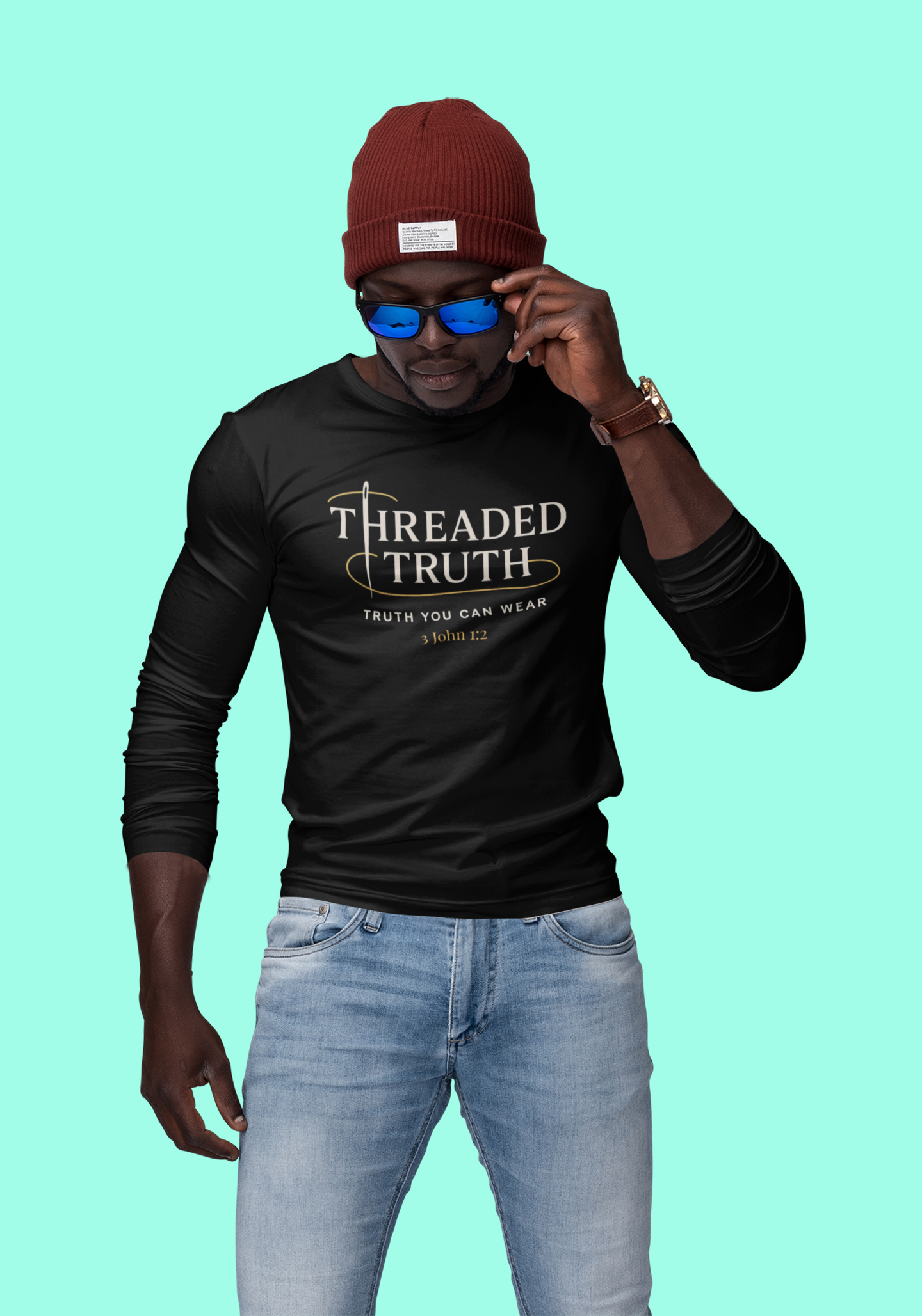 Brand Long Sleeve Tee