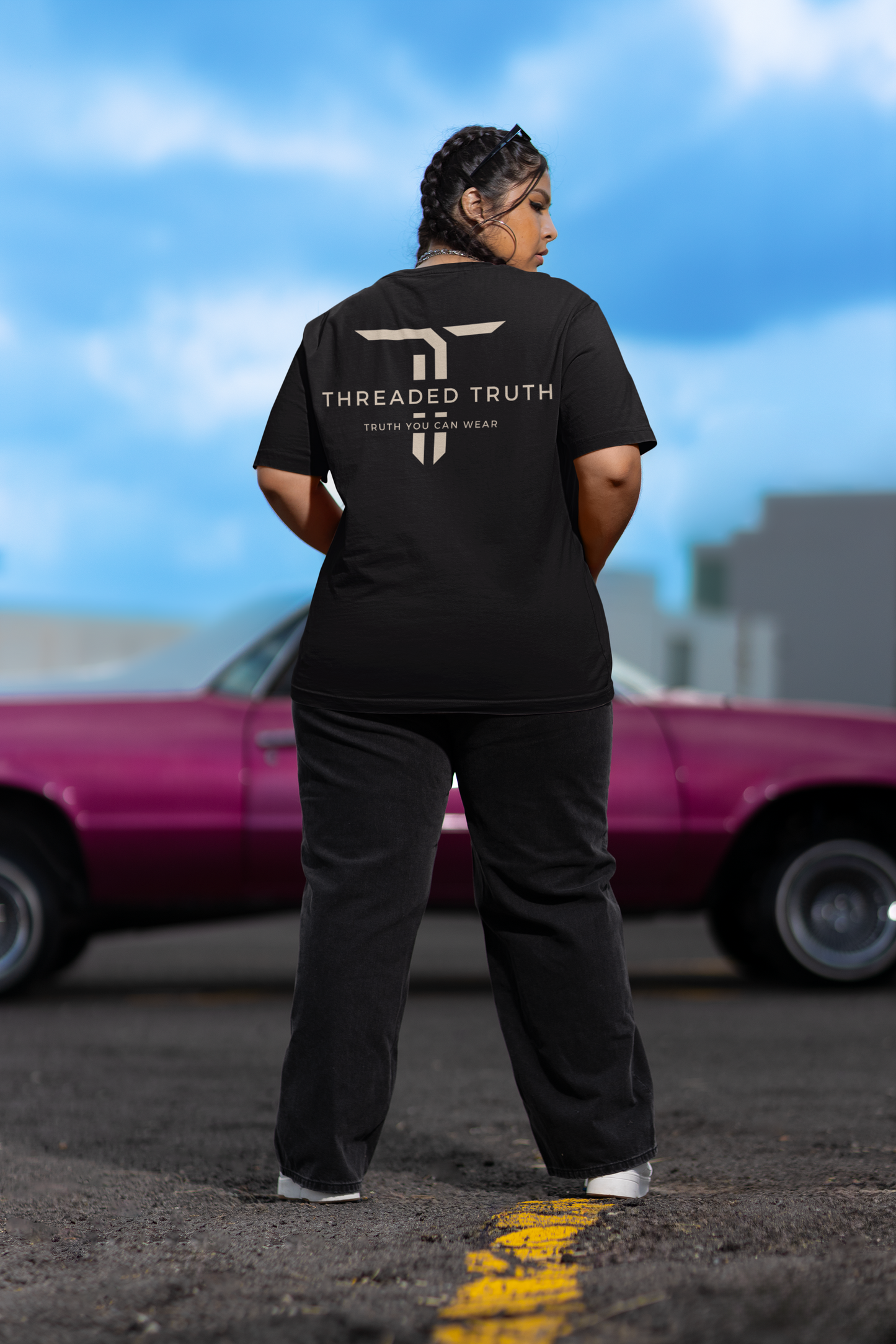 Unisex Back Emblem Tee