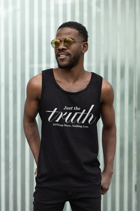 Just the Truth Men's Tank (White)