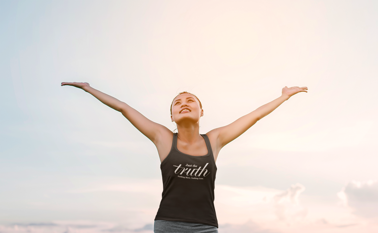 Just the Truth Micro-rib Tank (White)